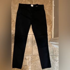 H&M Skinny fit Chino Pants. Two Pair. 32 Waist. One pair black. One pair olive